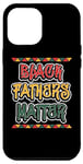 Coque pour iPhone 12 Pro Max Black Fathers Matter Drapeau rouge jaune vert