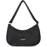 Sac bandoulière LANCASTER  Sac besace Zippé Basic Vita  510-80 Noir