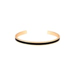 Thin Cuff Bangle Armbånd, Black