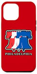 Coque pour iPhone 15 Plus Philly Liberty Bell Souvenir de vacances patriotique à Philadelphie