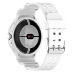 Integrert TPU-klokkerem Støtsikker for Google Pixel Watch 1/2 Hvit