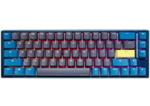 Ducky ONE 3 SF tastatur USB QWERTY Nordisk Blå, Grå