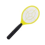 Relaxdays Electric Fly Swatter, No Chemicals, Zapper Against Mosquitos & More, Insect Killer, Yellow, One Size