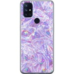 OnePlus Nord N10 5G Transparent Mobilskal Glitter