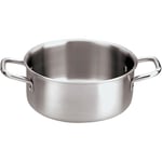 PADERNO 12509-20 Sauteuse à 2 Poignées 20 cm-Acier Inoxydable