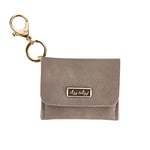 Itzy Ritzy Itzy Mini Porte-Cartes/Porte-clé accrochable à Votre Sac à Langer, Votre Sac à Main, Votre Sac de Voyage ou Porte-clés, Taupe