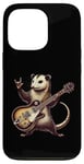 Coque pour iPhone 13 Pro Retro Possum Rock Music Men Kids Women Funny Opossum Rock