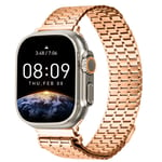 Business Magnetic Armband Apple Watch 41mm Series 7 roséguld