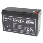 V-tac - Batterie Plomb 7Ah 12V pour ups, alarmes, vidéosurveillance Plomb-Acide T1 1516594mm - 23451