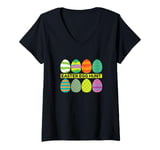 Womens Easter Egg hunt early Spring V-Neck T-Shirt