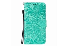 Hsmy Coque et étui téléphone mobile Etui folio élégant classique antichoc pour huawei mate 20 pro - vert