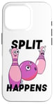 Coque pour iPhone 16 Pro Split Happens Bowler Funny Bowling