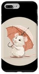 iPhone 7 Plus/8 Plus White Rat with Umbrella Statement for Boys and Girls Case