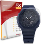 atFoliX 3x Screen Protection Film for Casio GMA-S2100BA-2A1 matt&shockproof