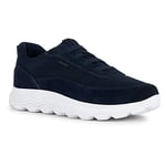 Geox Homme Spherica U Baskets, Navy 10, 43 EU Étroit