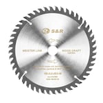 Lame de Scie Circulaire Bois 160 x 20mm (+ réducteur 16mm) x2,2mm,48 dents. Travail du bois,Qualité professionnelle.[W113]