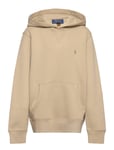 Fleece Hoodie Tops Sweat-shirts & Hoodies Hoodies Beige Ralph Lauren Kids