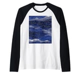 Starry Night Sky Art for Stargazers and Nature Lovers Raglan Baseball Tee