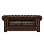 The English Chesterfield Co. CHESTERFIELD CLASSIC 2-SITS TUDOR MAHOGANY