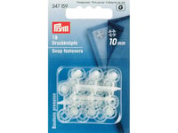 Prym Trykknapper, 10mm, Transparent, 347159