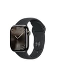 Apple Watch Series 10 GPS + Cellular, 42mm, Titanium Case, Sport Band