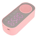 Wireless Alarm Clock Speaker FM Radio Digital Clock Rechargeable Compact HIFI