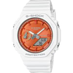 CASIO G-SHOCK Casio Unisexes-Adultes Analogique Quartz Montre avec Bracelet en Acier Inoxydable GMA-S2100WS-7AER