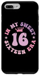 iPhone 7 Plus/8 Plus In My Sweet Sixteen Era 16th Birthday Groovy Retro 16th Case