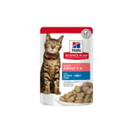 HILL S Science Plan Light Adult - Cat Food with Ocean Fish 12 Pouches of 85 g