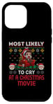 iPhone 12 Pro Max Most Likely To Cry At A Christmas Movie Funny Merry X-Mas Case