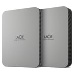 LACIE Mobile Portable HDD 1TB USB silver (STLP1000400)