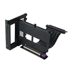 Cooler Master Kit Support GPU Vertical Universel V2 - Pour Châssis ATX & PCI-E 3.0, Support Modulaire pour Cartes Vidéo, Cable Riser V2 165mm Inclus, Support Acier SGCC Épais & Robuste, Noir