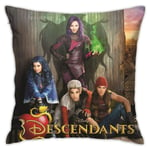Not Applicable Descendants Tv Show D3 Cushion Throw Pillow Cover Decorative Pillow Case For Sofa Bedroom 18 X 18 Inch