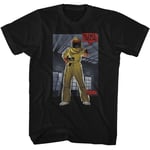 Back To The Future - Silence Earthling - Black Short Sleeve Adult T-Shirt