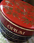 BEYOND RARE HUGE 120G YSL OPIUM VINTAGE PARFUMED TALCUM TALC DUSTING BODY POWDER