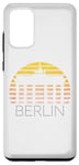 Coque pour Galaxy S20+ Berlin Skyline Allemagne Retro Vintage Sunset I Love Berlin