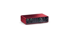 Focusrite Scarlett 2i2 4th Gen USB Audio Interface for Recording, Songwriting, Streaming and Podcasting — High-Fidelity, Studio Quality Recording, and All the Software You Need to Record