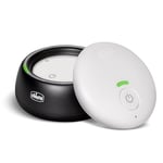 Chicco Ecoute Bébé - Babyphone Audio, Longue Portée de 300 m avec Technologie DECT et Lumières LED Colorées, Activation Vocale, Mode Éco Intelligent, Pile Longue Durée, Microphone Sensible