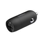 Belkin Quick Charge USB Car Charger 18W (Qualcomm Quick Charge 3.0 Charger compatible with Samsung Galaxy Note9, S9, S8, S7, S6, more)