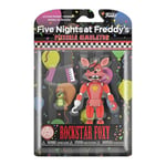 Funko Action Figure: Five Nights At Freddy's (FNAF) Pizza Sim - Rockstar Foxy - Glow In the Dark Translucent - Amazon Exclusive - Collectable Toy - Gift Idea