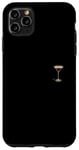 Coque pour iPhone 11 Pro Max Verre à expresso Martini minimaliste élégance de poche