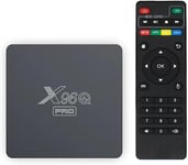 X96Qpro 2 Go De Ram Et 16 Go De Rom Box Android Tv Box Media Player Haute Qualité (Android 11.0) Avec Telecommande Et Cable Hdmi, Lecteur Multimédia Boite Tv 4K