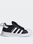 adidas Originals Superstar 360 Shoes - Black/White, Black/White, Size 11 Younger