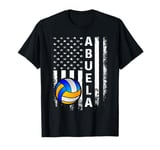 Volleyball Practice Abuela America Flag Men Women Xmas T-Shirt