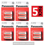 10 X PANASONIC ZINC C SIZE CARBON BATTERIES R14 1.5V MN1400, MX1400