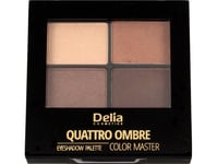 Delia Delia Cosmetics Color Master Quattro Ombre Eye Shadows No. 401 Chocolate Pleasure 1Pc