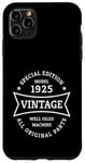 Coque pour iPhone 11 Pro Max Vintage 100e anniversaire Né en 1925 Vintage 100 ans Cadeau