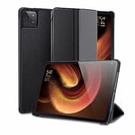 DLveer Coque pour Xiaomi Pad 6/Xiaomi Pad 6 Pro 11 Pouces - Étui Housse à Rabat Ultra Fine PU avec Veille/réveil Automatique pour Xiaomi Pad 6 11'' /Xiaomi Pad 6 Pro 11'', Noir