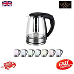 ZOKOP HD-1861-A 220V 2200W 1.8L Electric Glass Kettle UK Plug