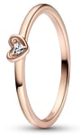 Pandora Moments Ring Stackable Radiant Heart ring 182495C01-58